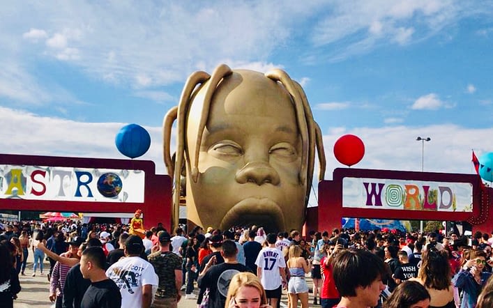 STARGAZING in H-Town with BYSTANDERS at TRAVIS SCOTT’S Epic ASTRO-FEST!